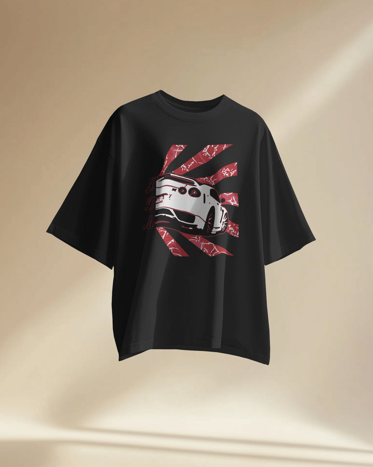 RACING CAR OVERSIZED  T-SHIRT