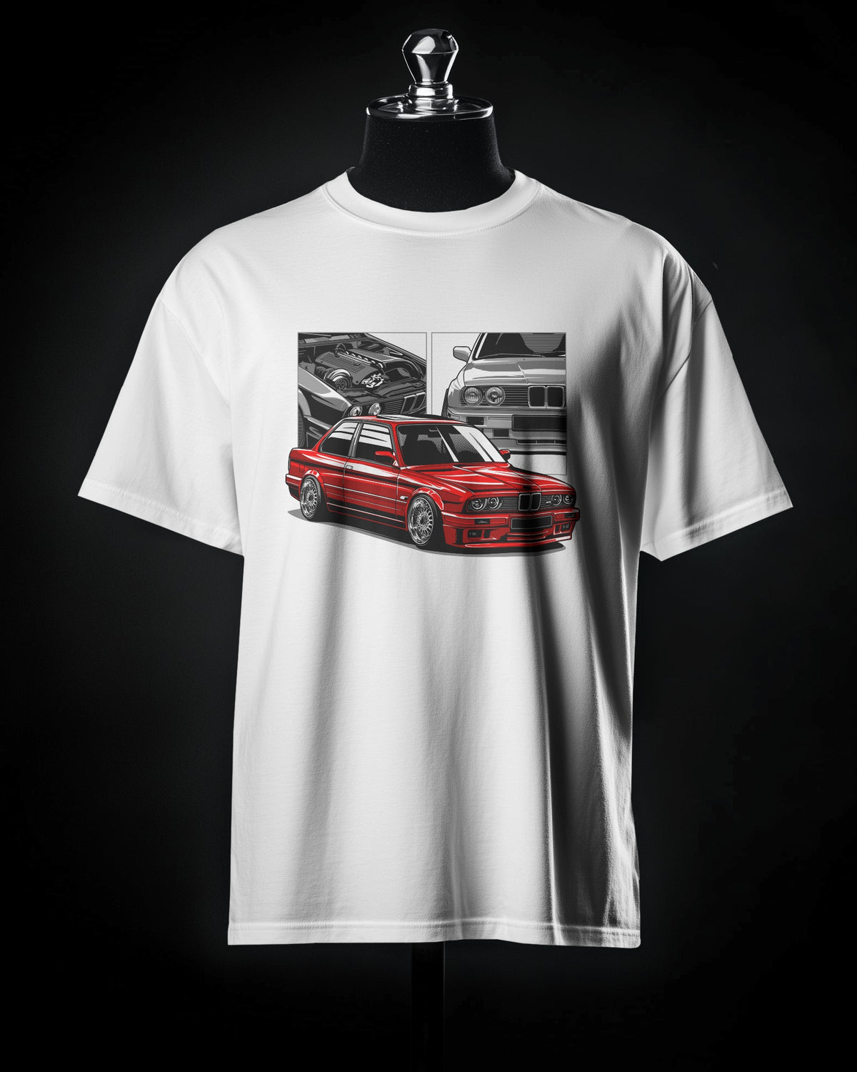 VINTAGE CAR  OVERSIZED T-SHIRT